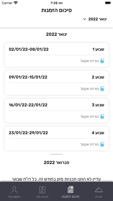 שאט"ל מזון Screenshot