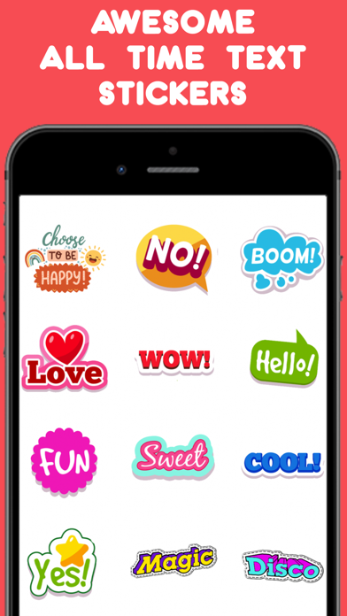 Screenshot #2 pour Awesome All Time Text Stickers