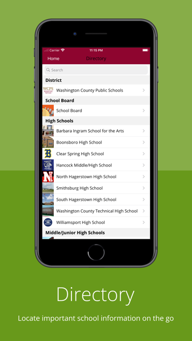 Washington County PS Screenshot