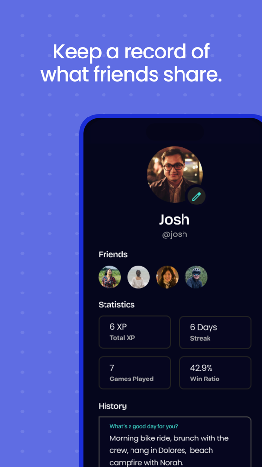 #5. QuickTalk. Real friends share. (iOS) By: Joshua Nguyen