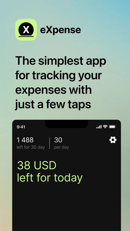 eXpense - Money Tracker