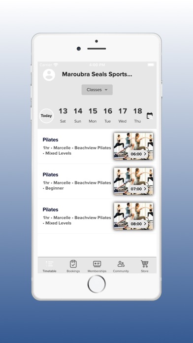 Marouba Seals Fitness Screenshot