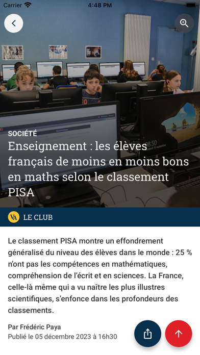 Valeurs Actuelles Screenshot