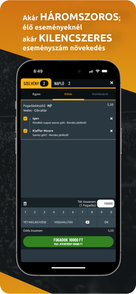 Tippmixpro app screenshot