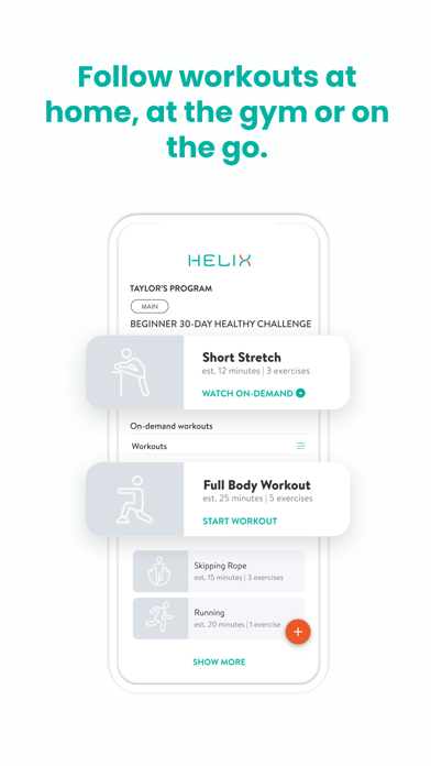 Helix Wellness Screenshot