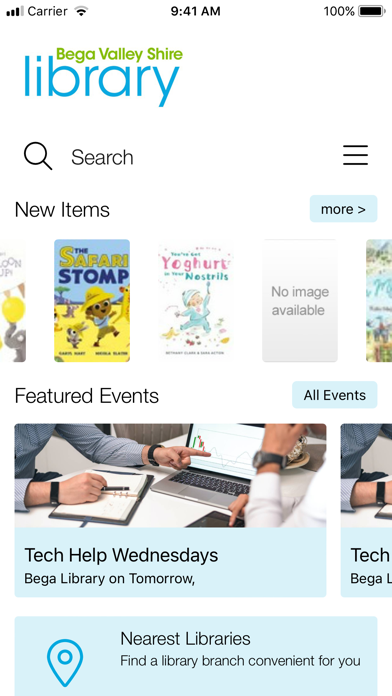 Bega Valley Shire Library Screenshot