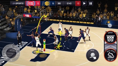 Screenshot from NBA LIVE Mobile Basketball
