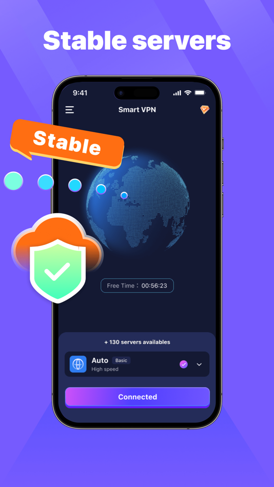 #5. Smart VPN-Fast&Easy (iOS) بواسطة: DREAMMOBI PTE. LTD.