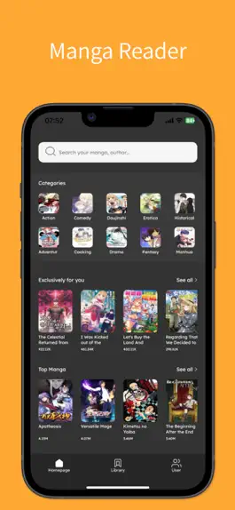 Game screenshot Manga Reader- Reader Manga App mod apk
