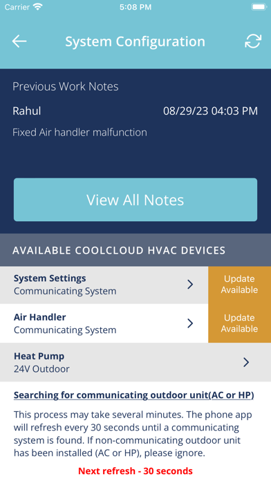 CoolCloud HVAC 2.0 Screenshot