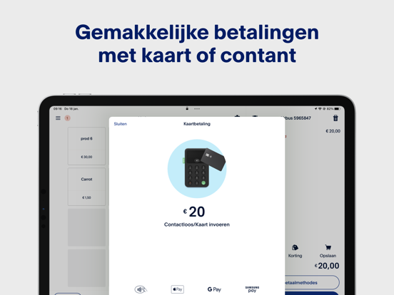 Zettle Go: easy afrekenen iPad app afbeelding 3