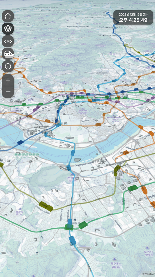 #1. 지하철멍때리기 (iOS) 게시자: Gaia3D, Inc.