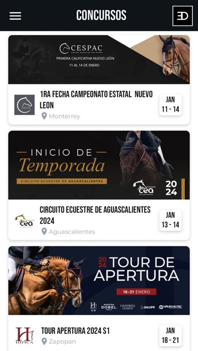 Equestrian Digital Screenshot