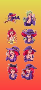 Witch Morgana Stickers screenshot #3 for iPhone