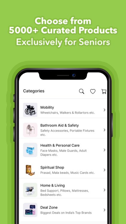 Seniority - Estore for Elderly