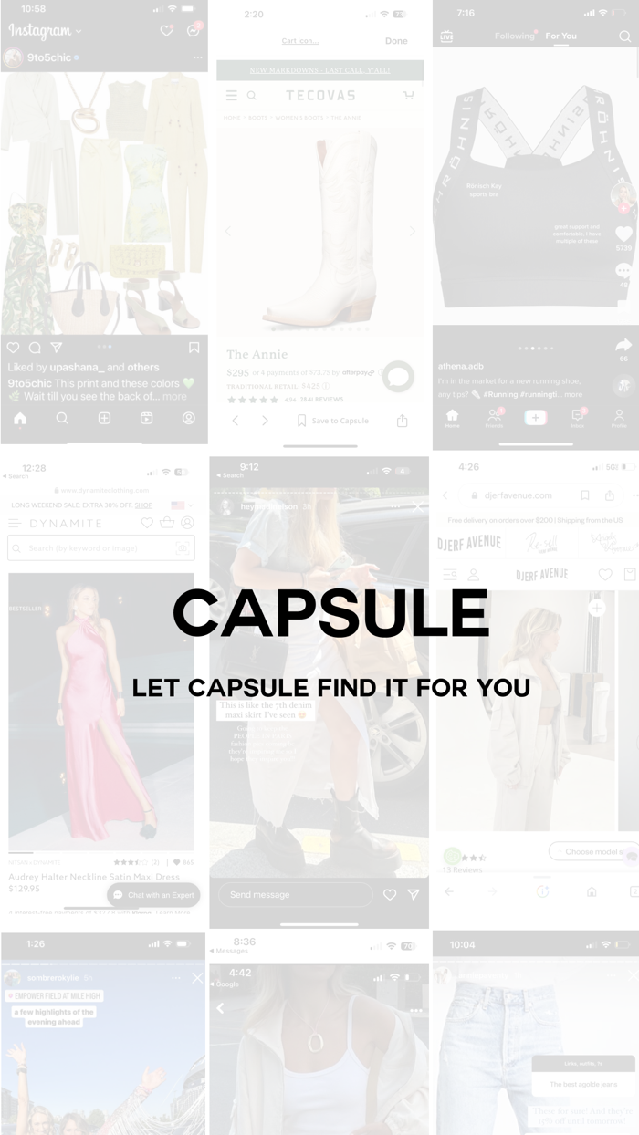 CAPSULE Shop your screenshots