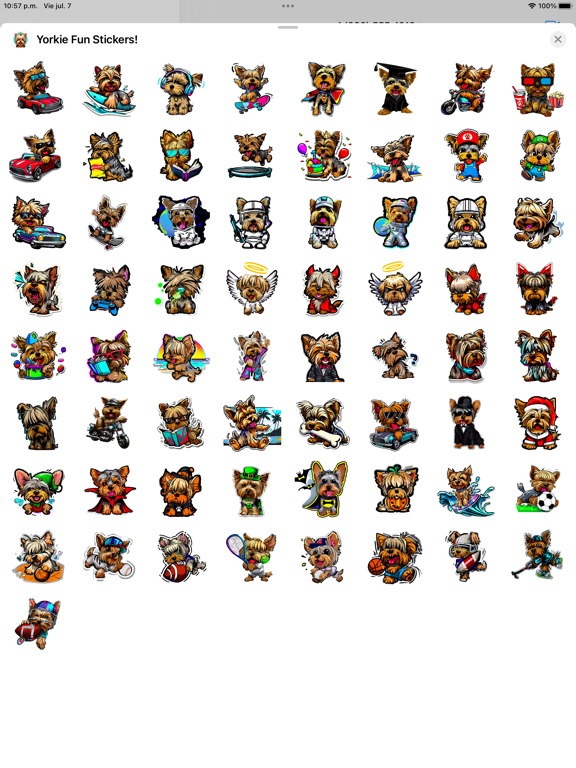 Screenshot #4 pour Yorkie Fun Stickers!