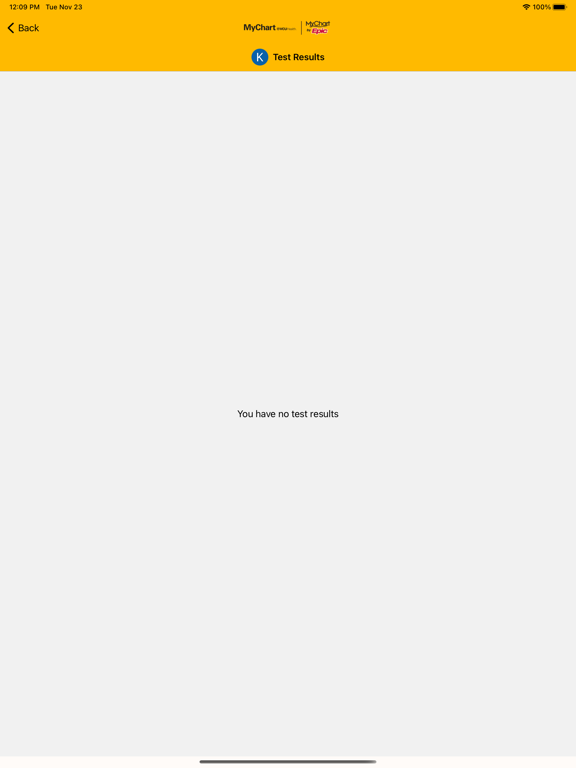 VCU Health MyChart iPad screenshot 5 - Medical app