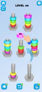 Screw Nut Bolts Sorting Games screenshot #1 for iPhone