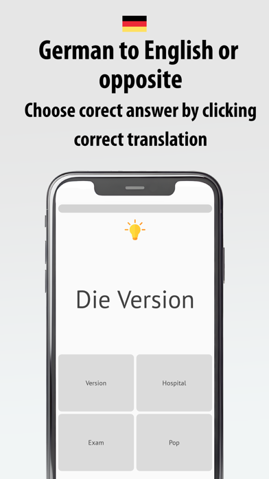 EnDe Word Quiz Screenshot
