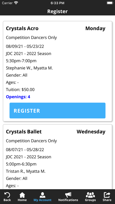 Journey Dance Center Screenshot