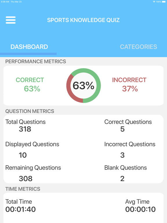 Screenshot #5 pour Sports Knowledge Quiz