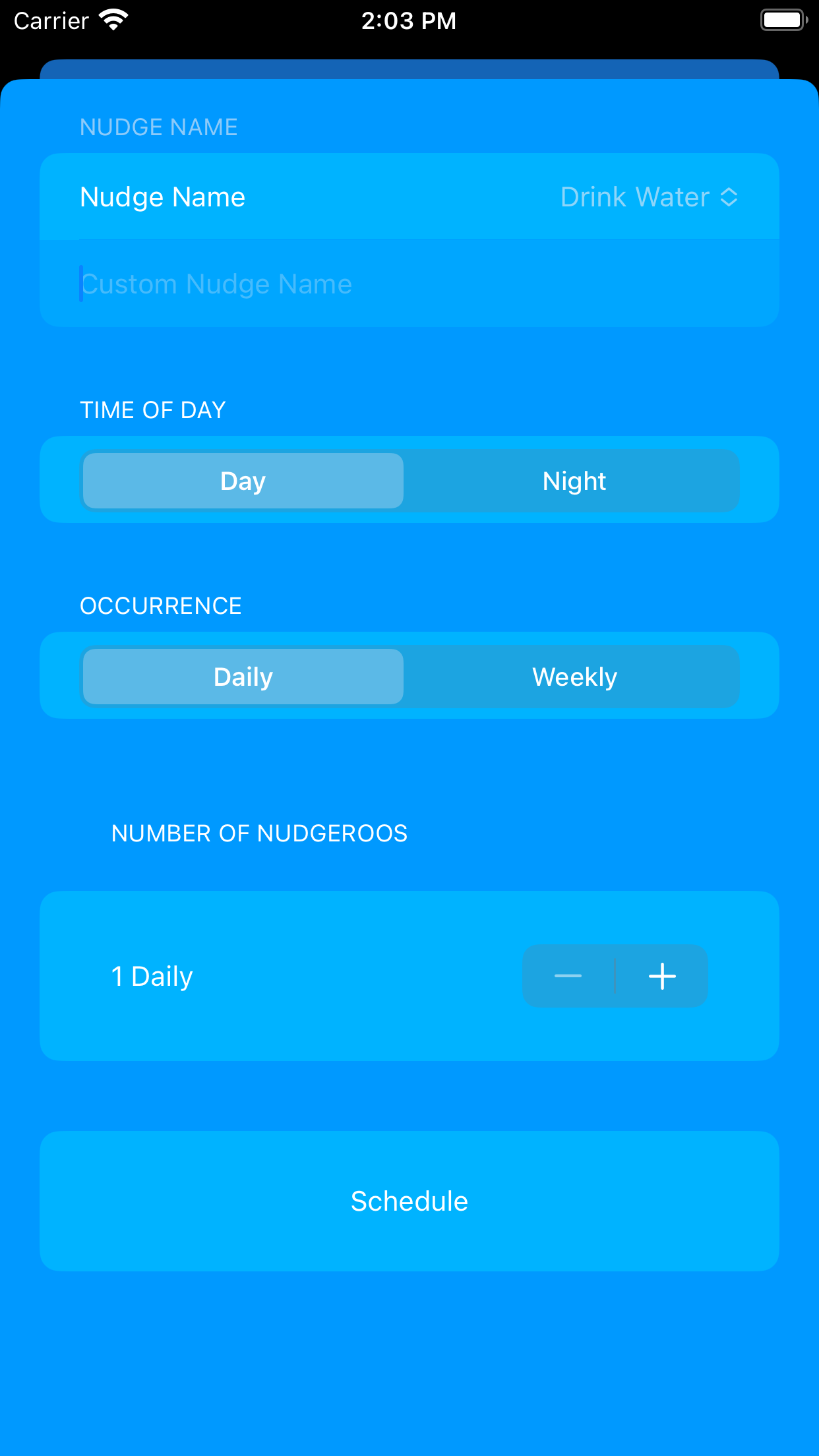 Nudgeroo: Random Notifications
