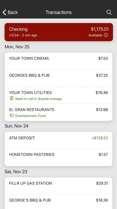 Maries County Bank Screenshot