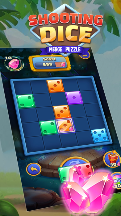 Shooting Dice Merge Puzzle Screenshot