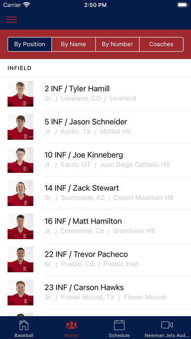 Newman Jets Athletics Screenshot