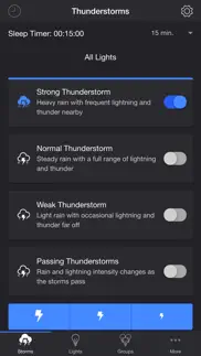 thunderstorm for lifx iphone screenshot 1