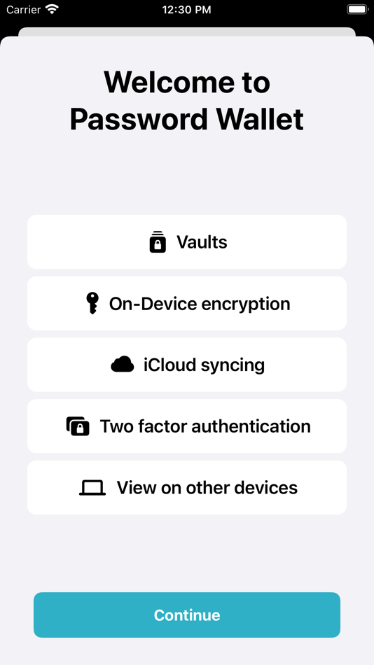 #1. Password Wallet ("IOS"). (iOS) بواسطة: Parth Dhakan