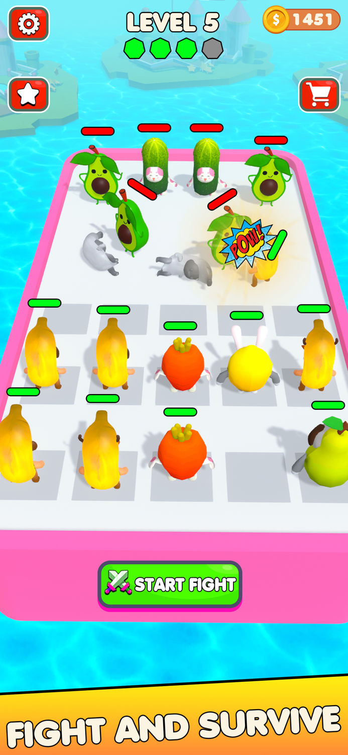 Merge Banana Cat Run  Fight