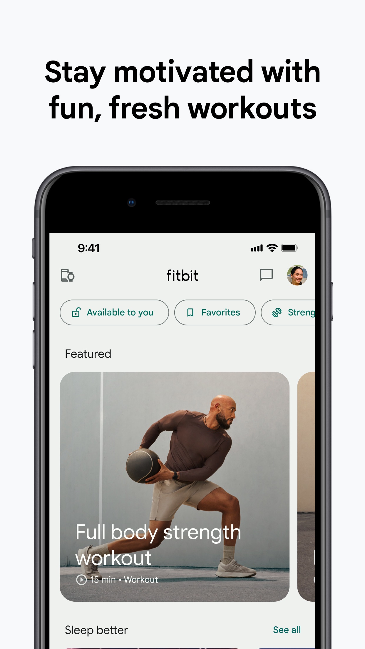 Fitbit: Health & Fitness screenshot 3