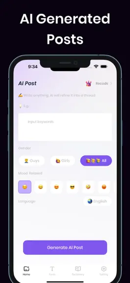 Game screenshot AI Posts - Insta Photo Caption mod apk