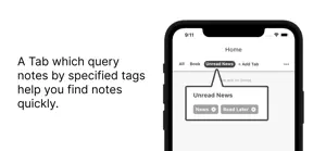 Tagged Notes App - Tag Pad screenshot #2 for iPhone
