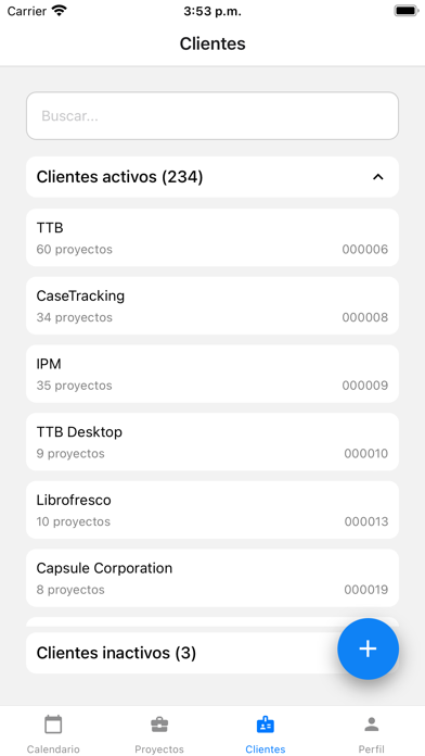 TimeBilling Screenshot