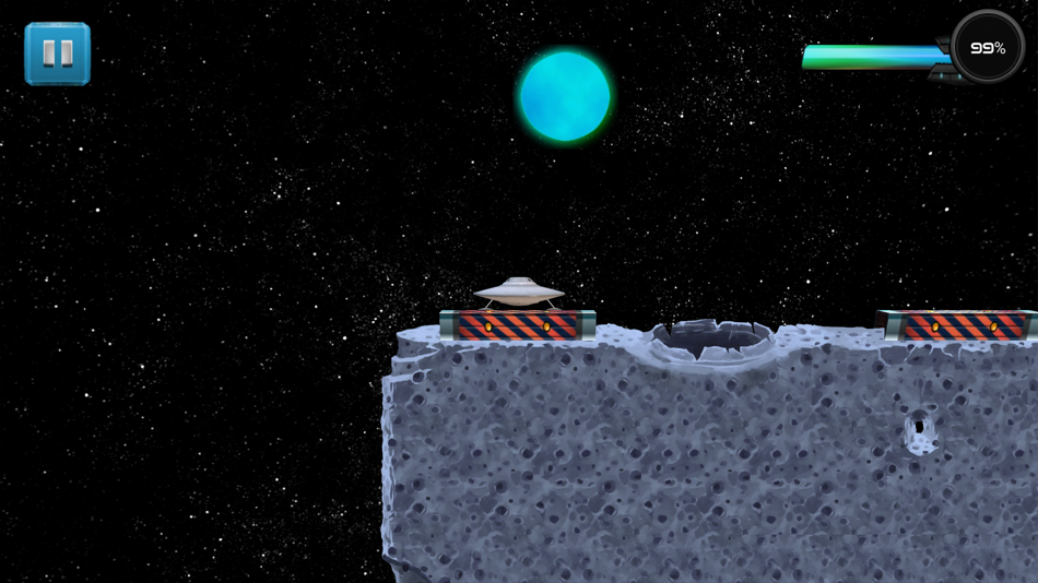 #2. UFO Lander (iOS) Podle: Aleksa Racovic
