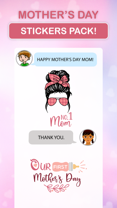 Mother's Day Sticker Pack! Screenshot