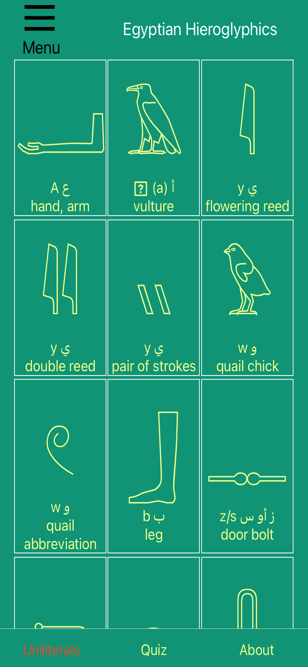 Nile Valley Hieroglyphs Prem