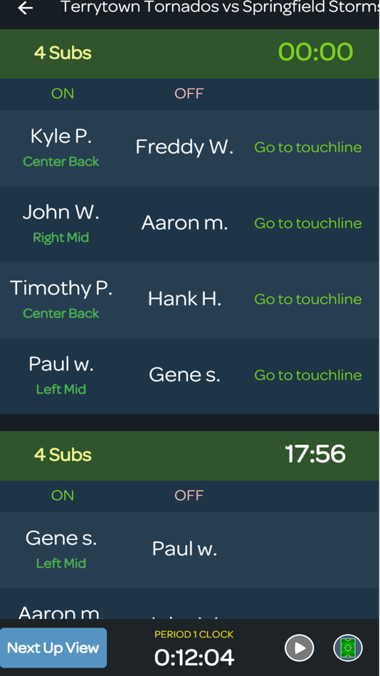 #6. SmartSubs Soccer Coaching (iOS) By: Leah Lim
