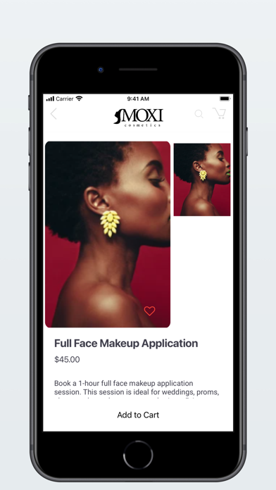MOXI Cosmetics Screenshot