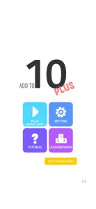 Add to 10 Plus: Number Game screenshot #2 for iPhone