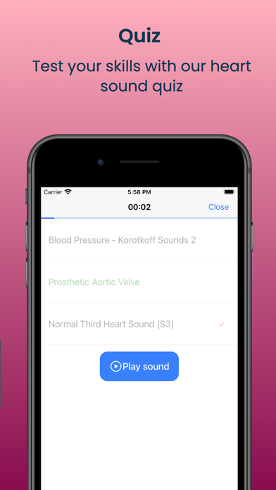 Murmurs and Heart Sounds Screenshot