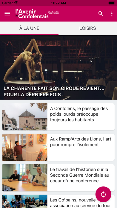 L'Avenir Le Confolentais Screenshot