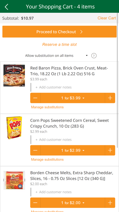 Hilltop Supermarket Shopping Screenshot
