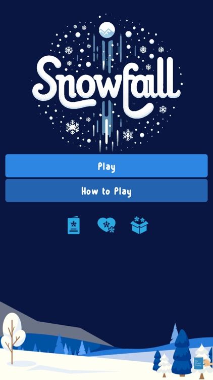 SnowFall Word Game