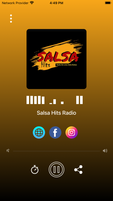 Salsa Hits Radio Screenshot