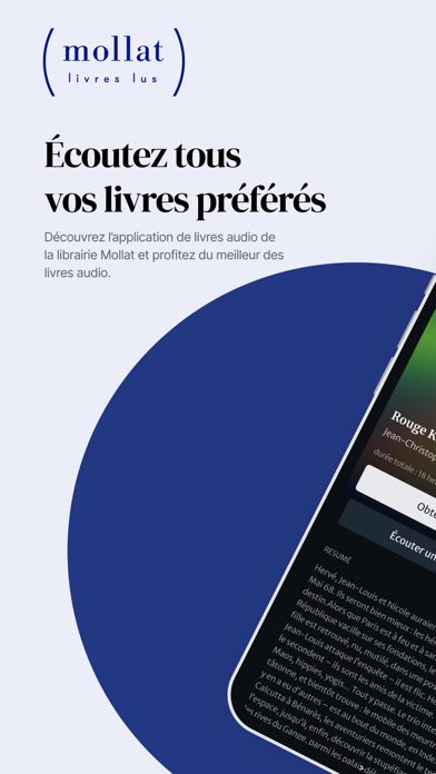Screenshot #1 pour Mollat Livres lus