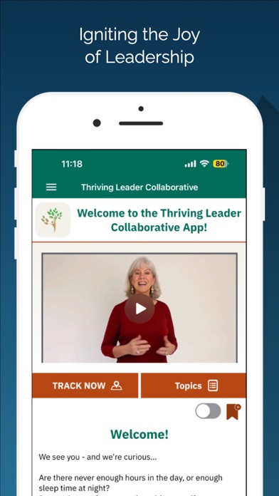 Thriving Leader Collaborative Screenshot